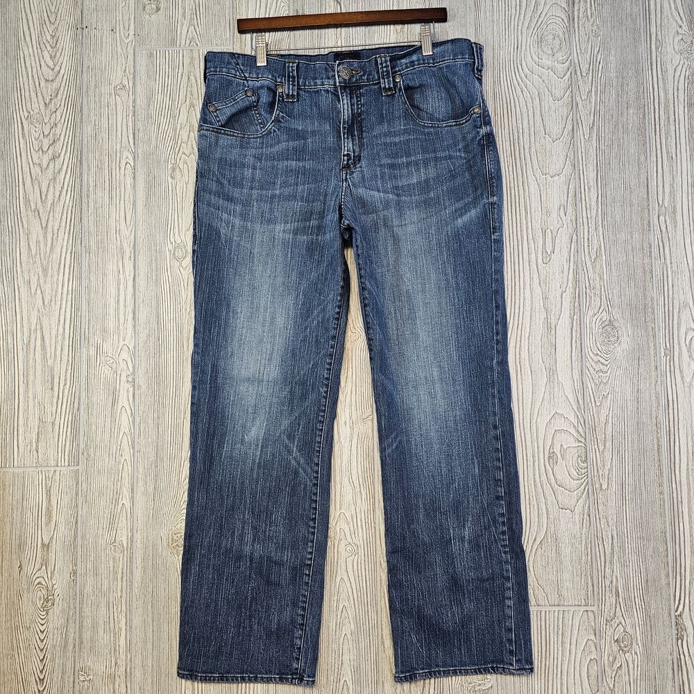 Rock‎ & Republic Jagger Jeans Men's 38x32 (Actual 38x30) Distressed Straight Leg